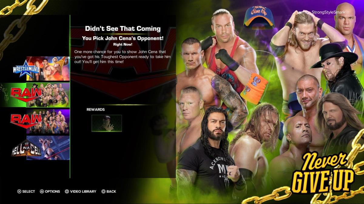 WWE 2K23 Cena Didn't See That Coming.